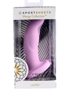 Sportsheets Merge Collection - Lazre - 6" Solid Silicone G-Spot Dildo