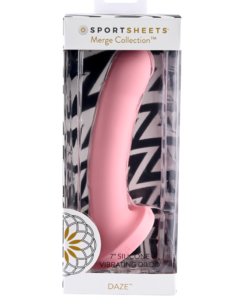 Sportsheets Merge Collection – Daze – 7″ Solid Silicone Vibrating Dildo