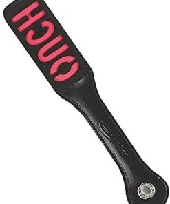 Sportsheets 12" Leather Ouch Impression Paddle