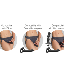 Strap On Me - Unique Harness Grey One