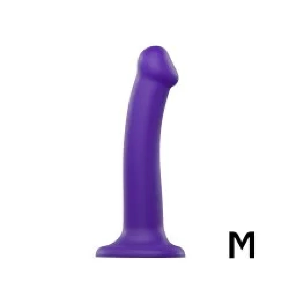 Strap On Me – Semi-Realistic Dual Density Bendable Dildo Purple – M