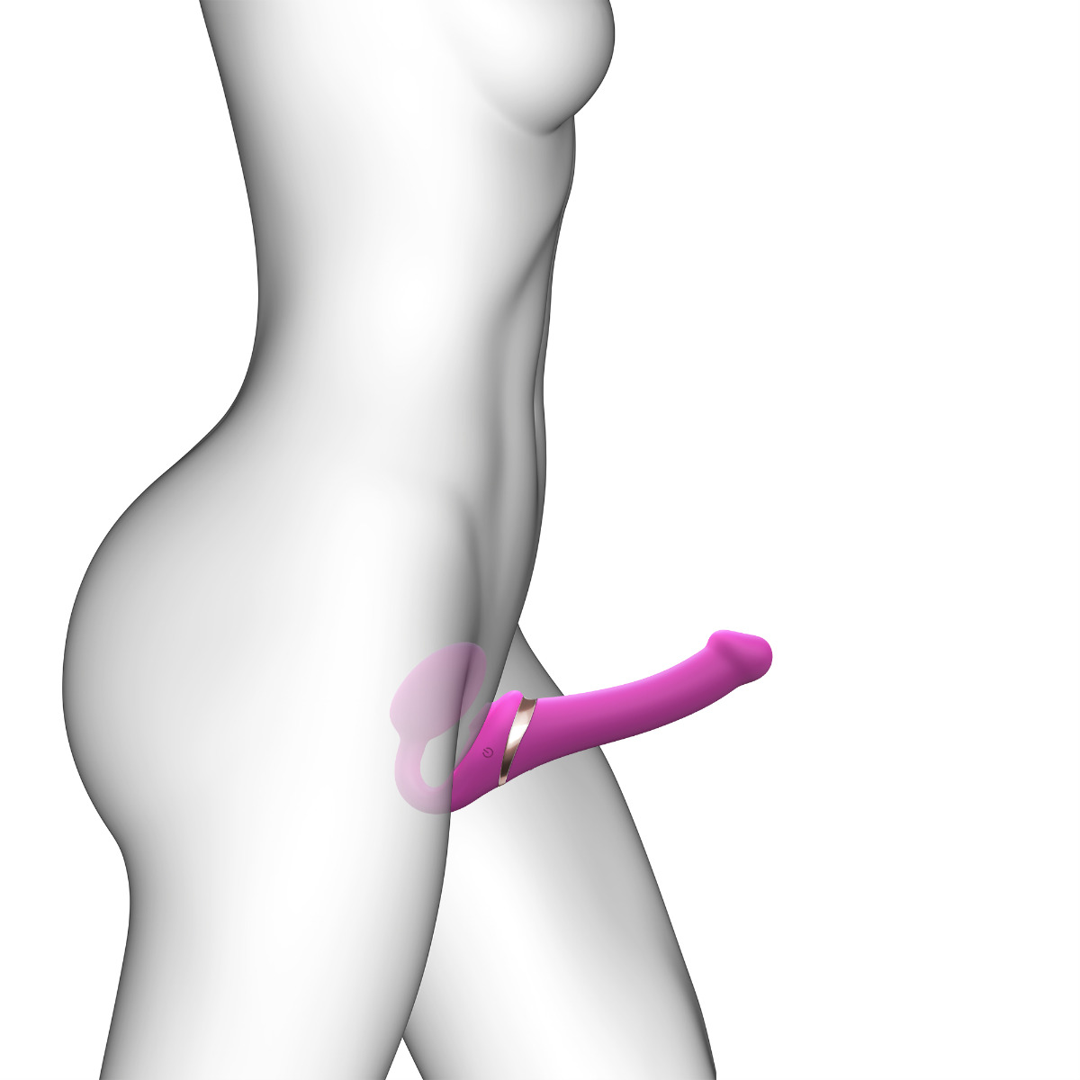 Strap On Me – Multi Orgasm Bendable Strap-On – S – Fuchsia