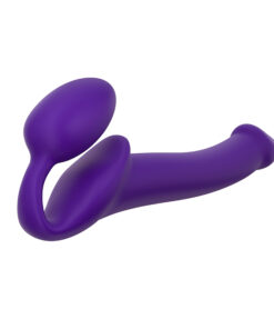 Strap On Me – Semi-Realistic Bendable Strap-On Purple – M