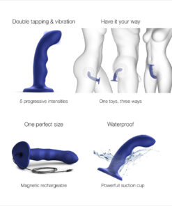 Strap On Me – Tapping Dildo Blue