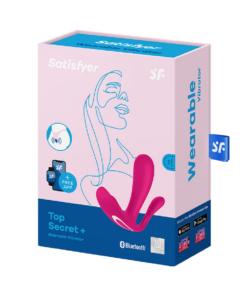 Satisfyer Top Secret+ App-Controlled Pink Wearable Vibrator
