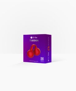 SVibe Snail TWINN Finger Vibrator – Cherry (Red) – NO APP