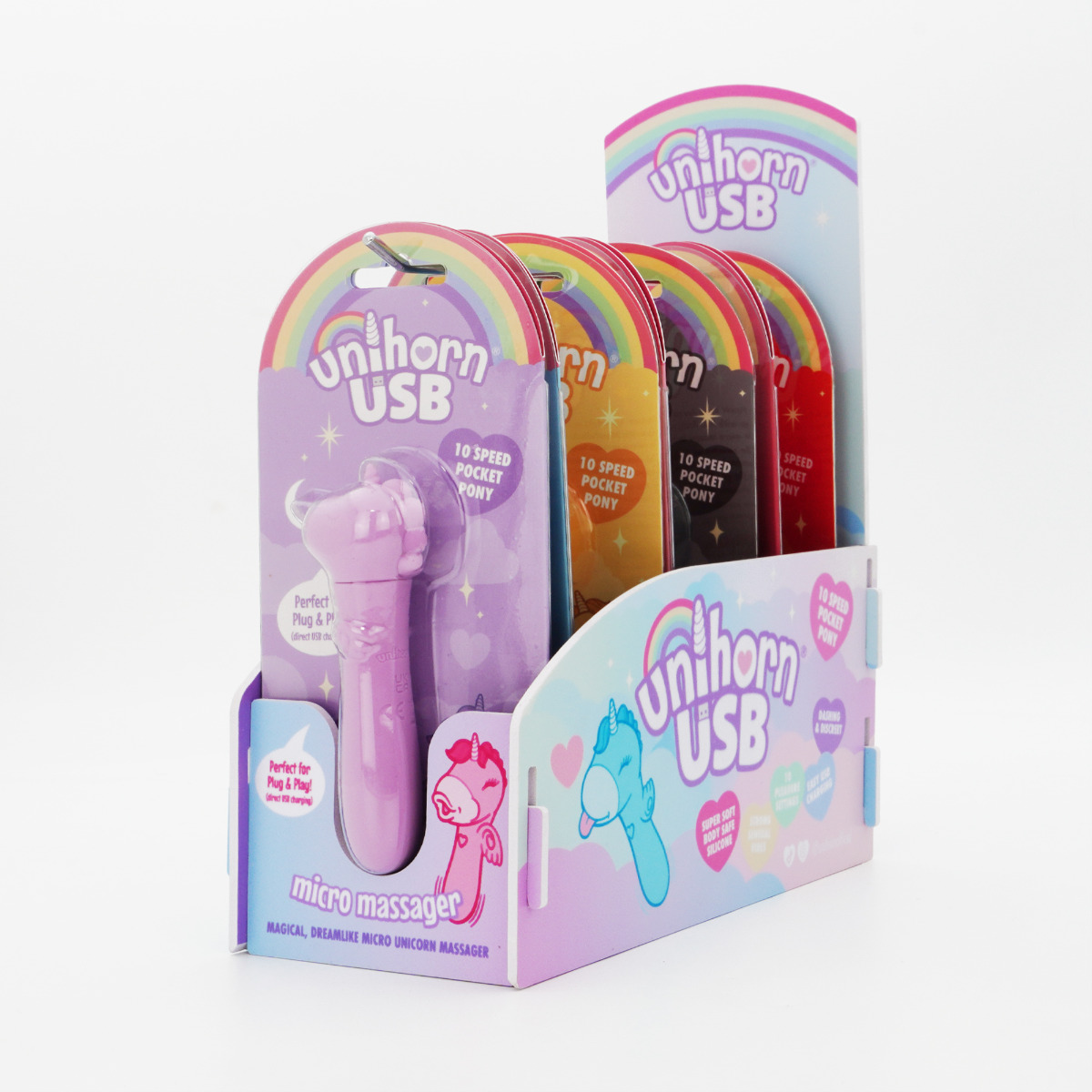 Unihorn USB POS – Till Side Display (Structured / Foam – Holds 6pcs)