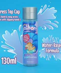 Unihorn Water-Slide Water Based Personal Lubricant 4.4 fl oz (130ml)