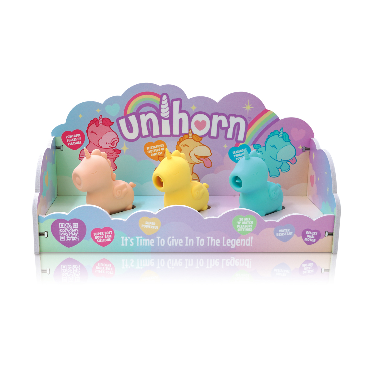 Unihorn POS Display – Heart Throb Mount’n Peak & Bean Blossom