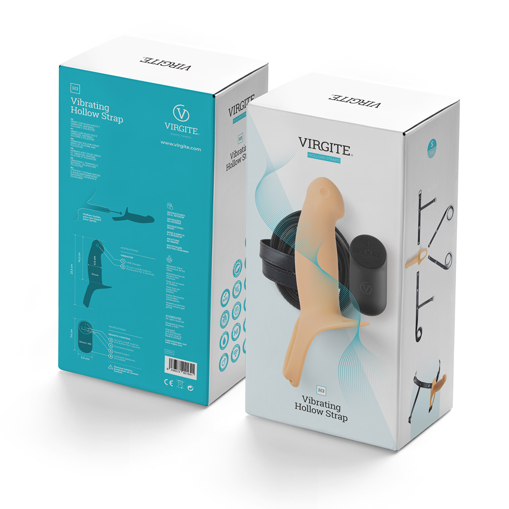 Virgite – Hollow Harness With Vibration H3 Size S