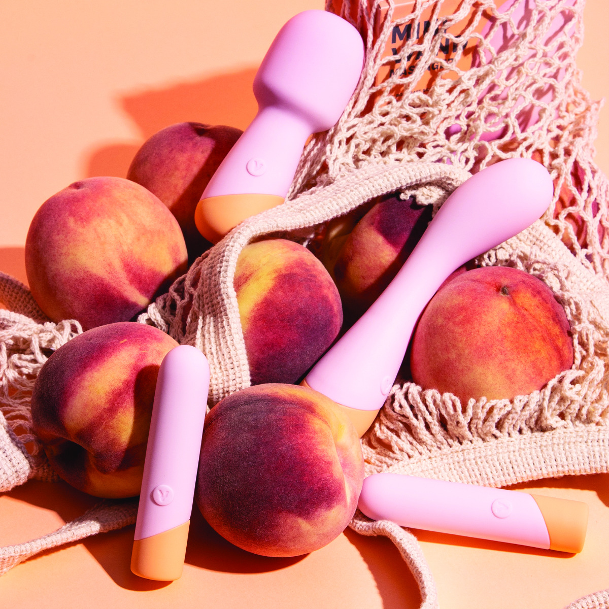 Vush - Peachy Mini Wand Massager
