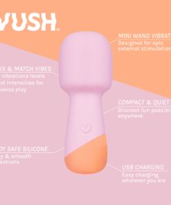 Vush - Peachy Mini Wand Massager