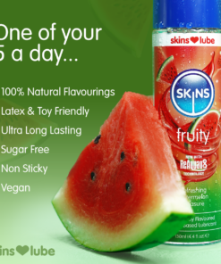 Skins Watermelon Water Based Lubricant 4.4 fl oz (130ml)
